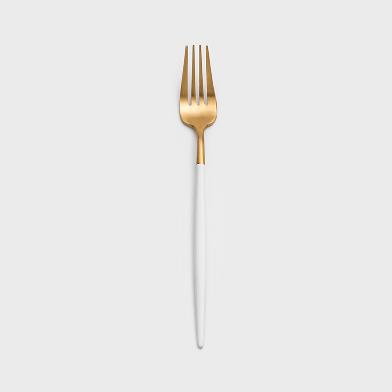葡式 設計風潮 22.4cm 不銹鋼主餐叉│白金│單品_0