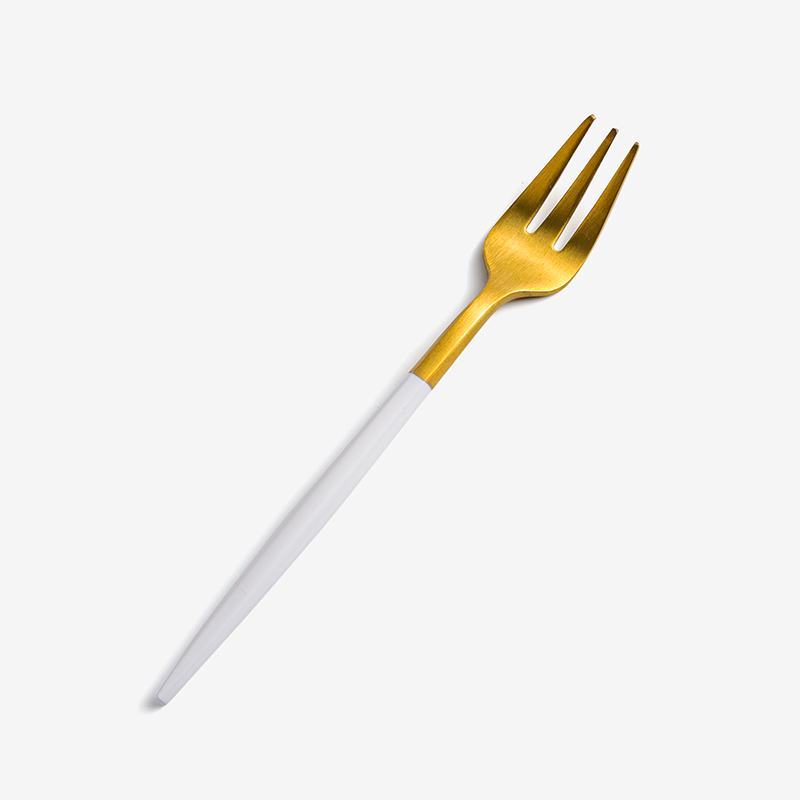 葡式 設計風潮 13.5cm 不銹鋼小叉│白金│單品_0