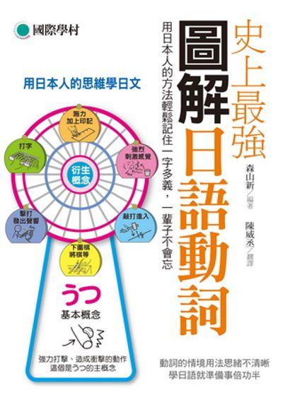 史上最強圖解日語動詞：用日本人的方法輕鬆記住一字多義，一輩子不會忘 | 拾書所