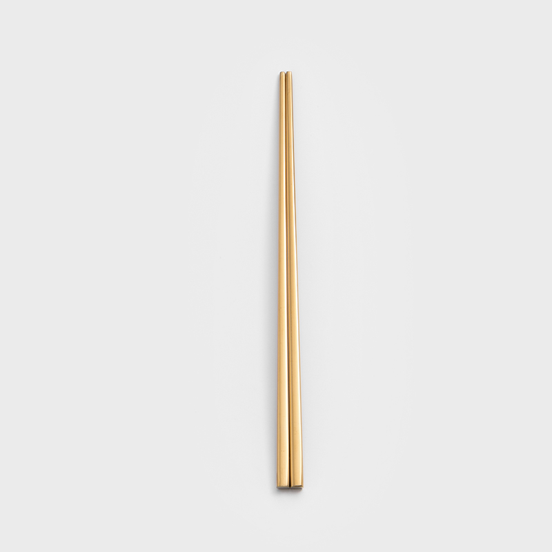 葡式 設計風潮 23.5cm 不銹鋼筷│亮金│單品_0