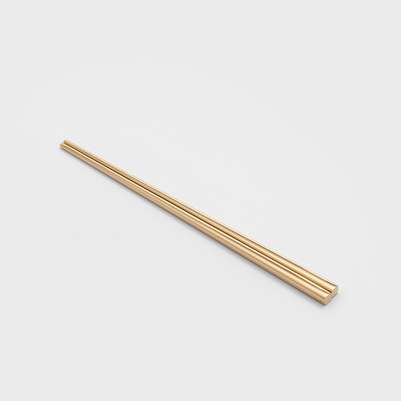 葡式 設計風潮 23.5cm 不銹鋼筷│亮金│單品_1