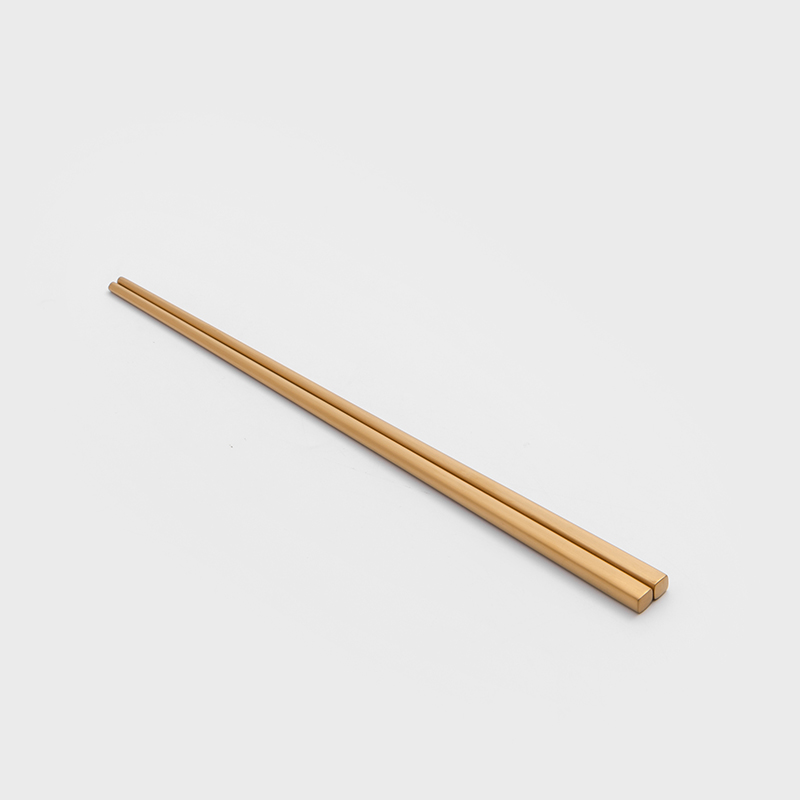 葡式 設計風潮 23.5cm 不銹鋼筷│霧金│單品_1