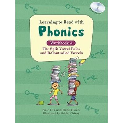 Learning to Read with Phonics：Workbook 3(分離母音組和母音加Rr的唸法)練習本(CD) | 拾書所