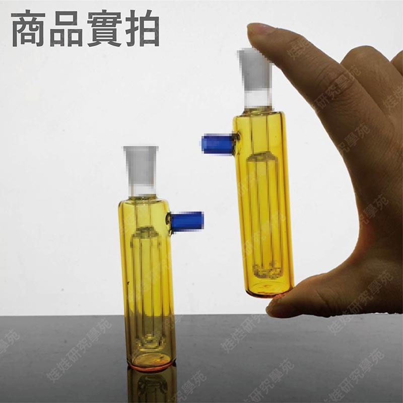 ㊣娃娃研究學苑㊣橘黃迷你試管 簡約造型試管 磨砂廣口瓶(M218)_2