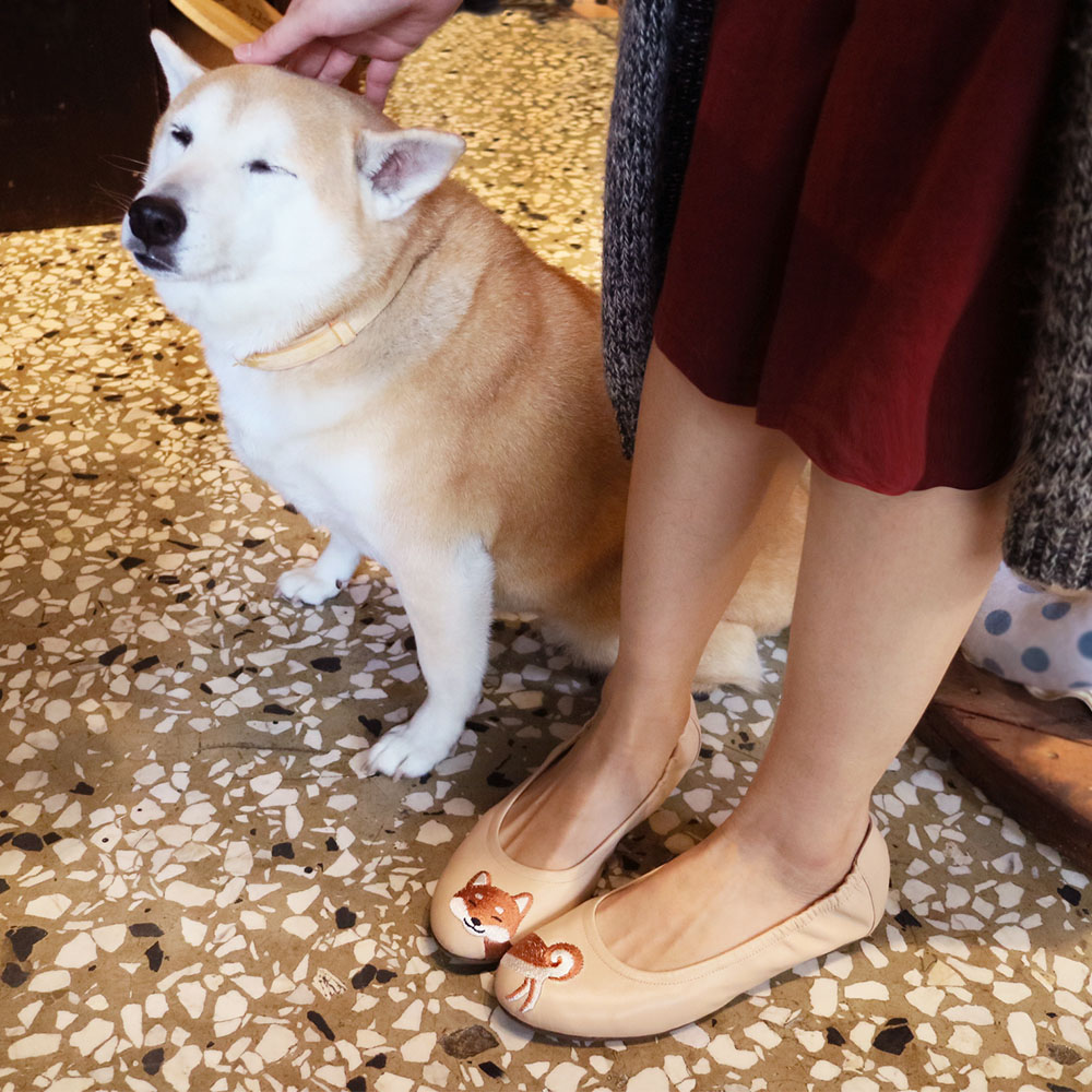 恭喜發柴 柴犬繡線芭蕾舞鞋_7