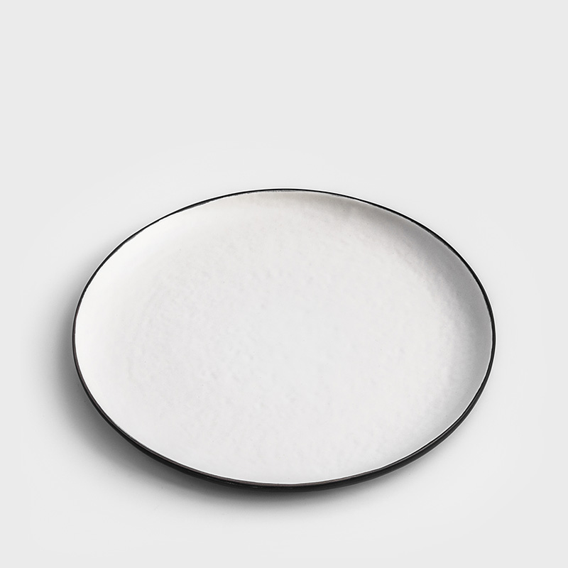 PLAIN 20.5cm Ceramic Plate | White_0