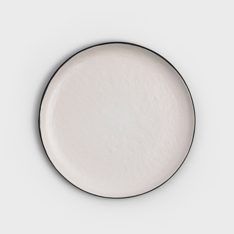 PLAIN 20.5cm Ceramic Plate | White_1