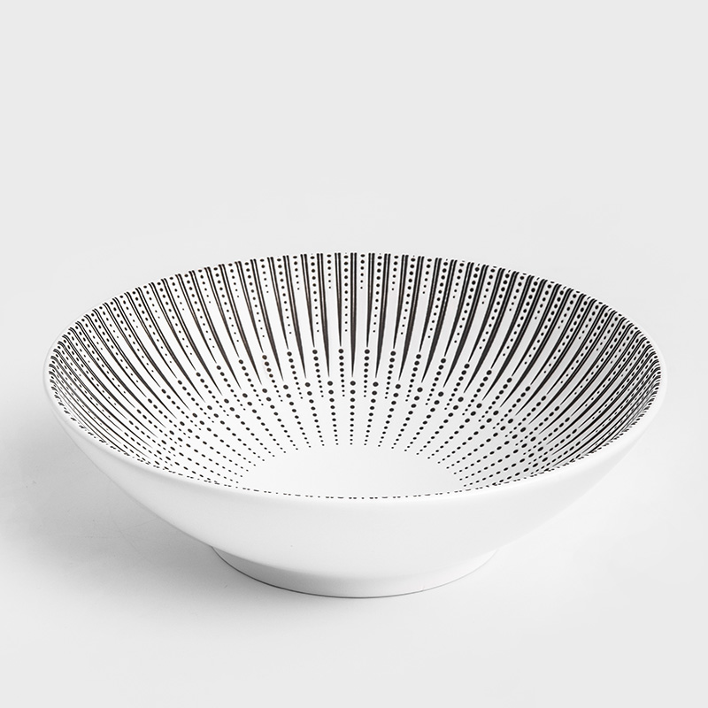 新古典 劍點穿心 20cm 陶瓷圓碗｜單品_1