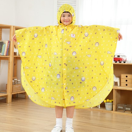 【IMPACT】小學生安全雨衣-適用身高130-140公分-黃 IM00I01M (IMKA)