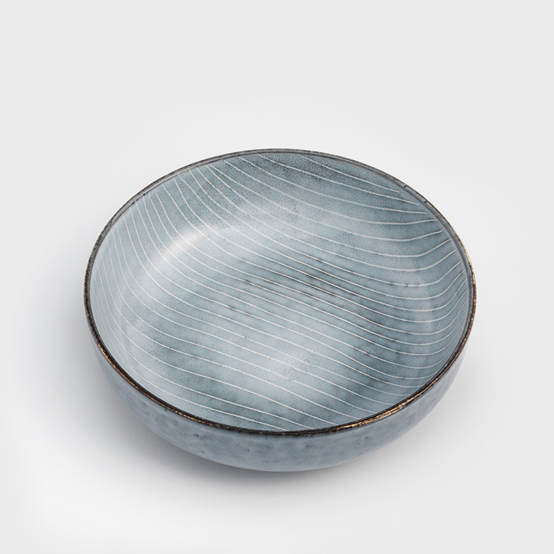 日式 青玄手作 17.5cm 陶瓷湯盤｜單品_0