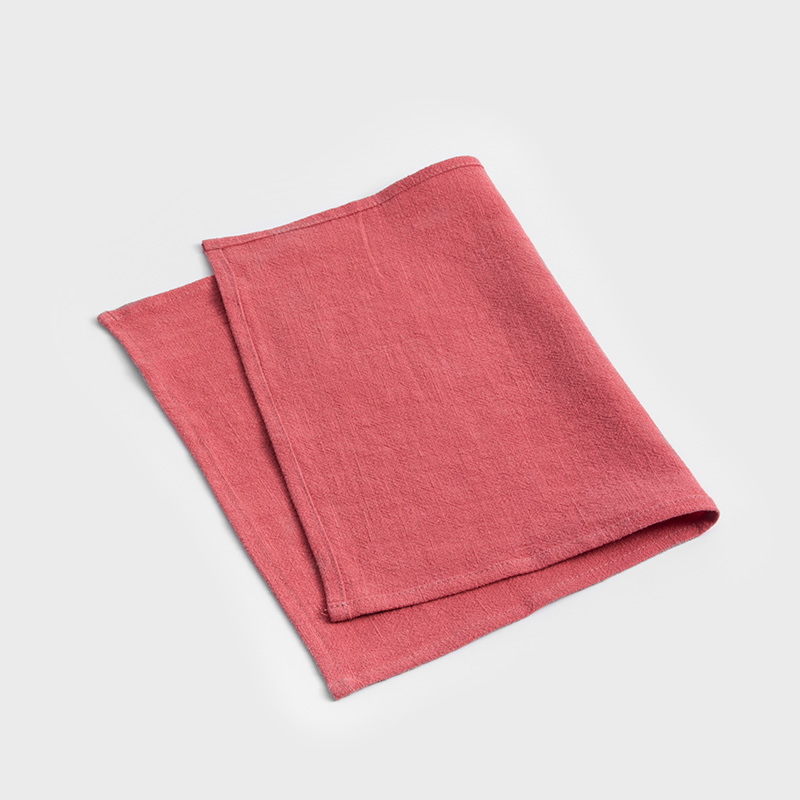 日式 簡約樸實 28*41cm 餐桌布│酒紅│單品_0