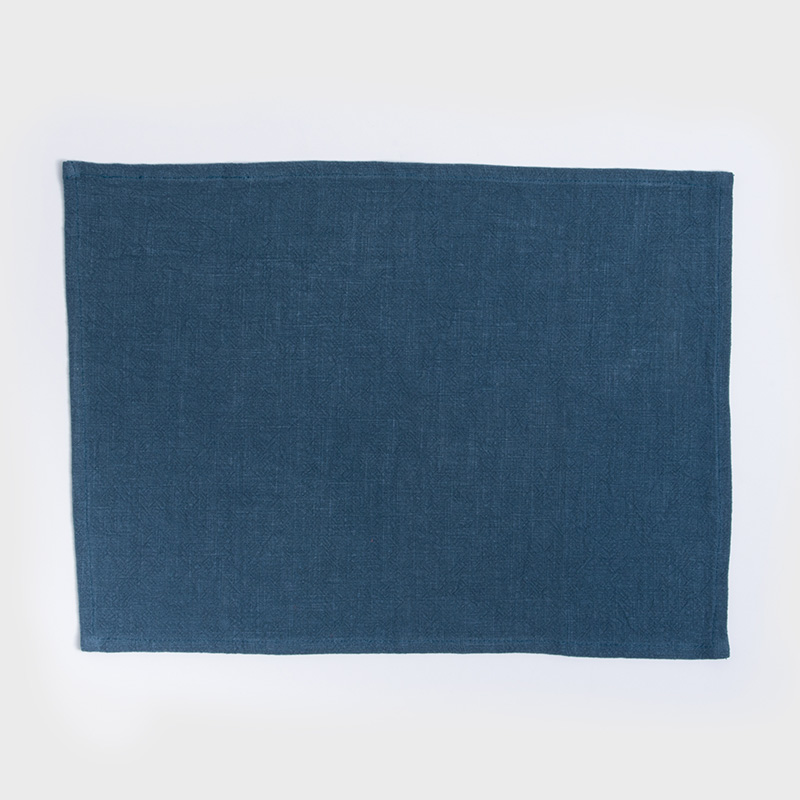 日式 簡約樸實 28*41cm 餐桌布│藏藍│單品_2