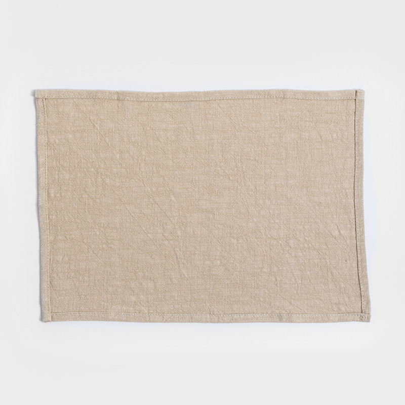 日式 簡約樸實 28*41cm 餐桌布│淡米棕│單品_2