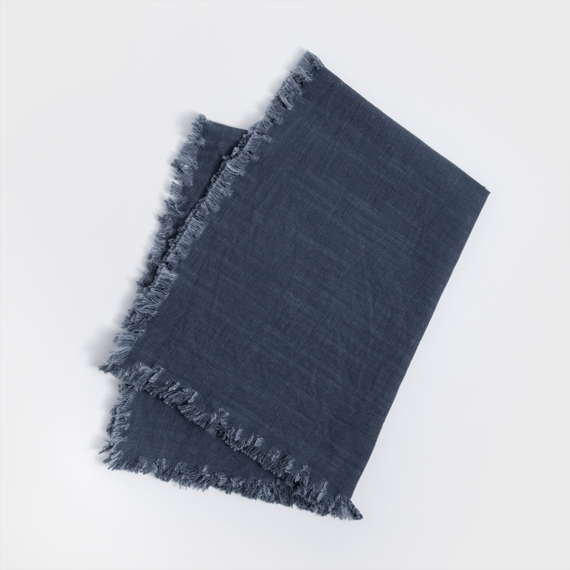 日式 簡約樸實 60*45cm 餐桌布│黛藍│單品_0