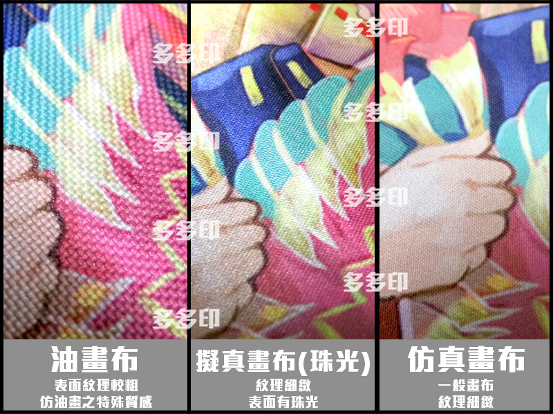 客製化仿油畫布掛畫掛軸來圖訂製布質海報可自訂尺寸動漫同人創作周邊訂做 多多印客製化商品禮贈品訂做