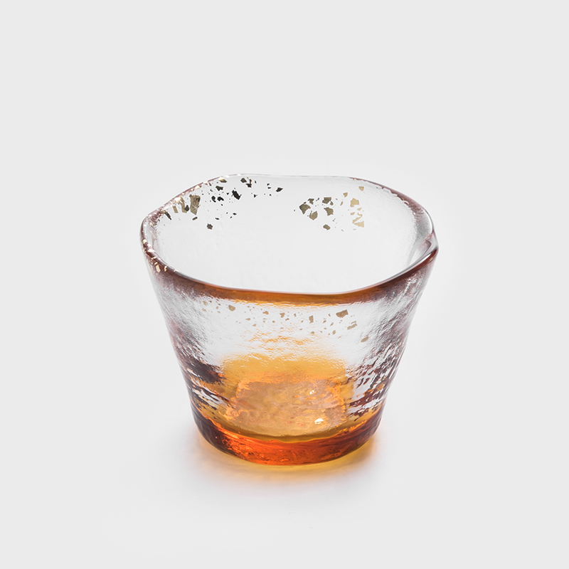 津輕 日製手作 50ml 玻璃清酒杯│橘霞│單品_1