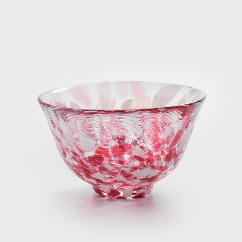 津輕 日製手作 50ml 玻璃清酒杯│粉櫻│單品_1