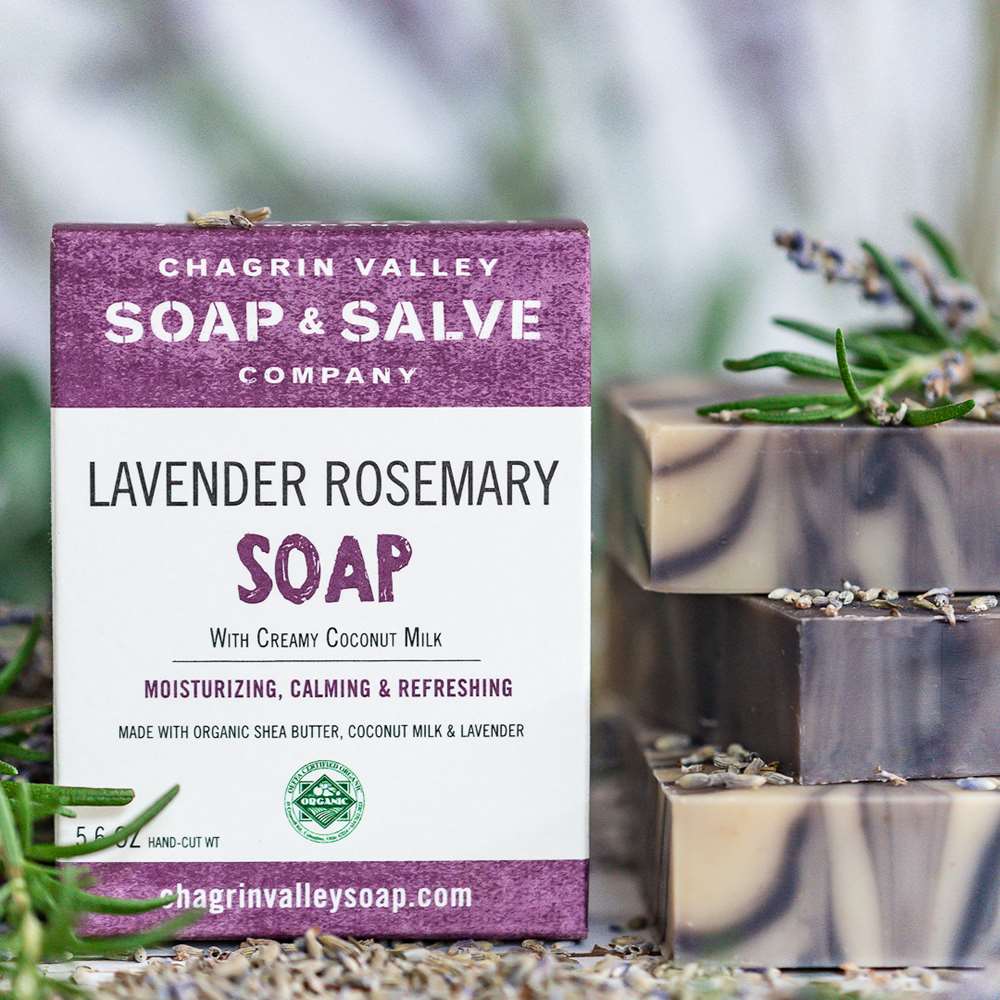 有機薰衣草迷迭香保濕植物手工皂 Lavender Rosemary 5.6OZ_0