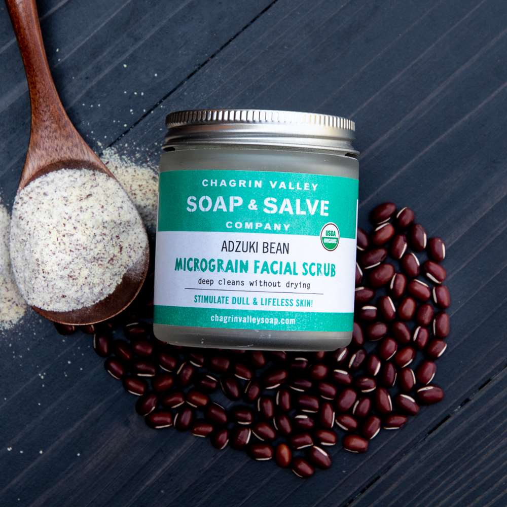 有機紅豆溫和去角質磨砂粉 Adzuki Micrograin Facial Scrub 4oz_0