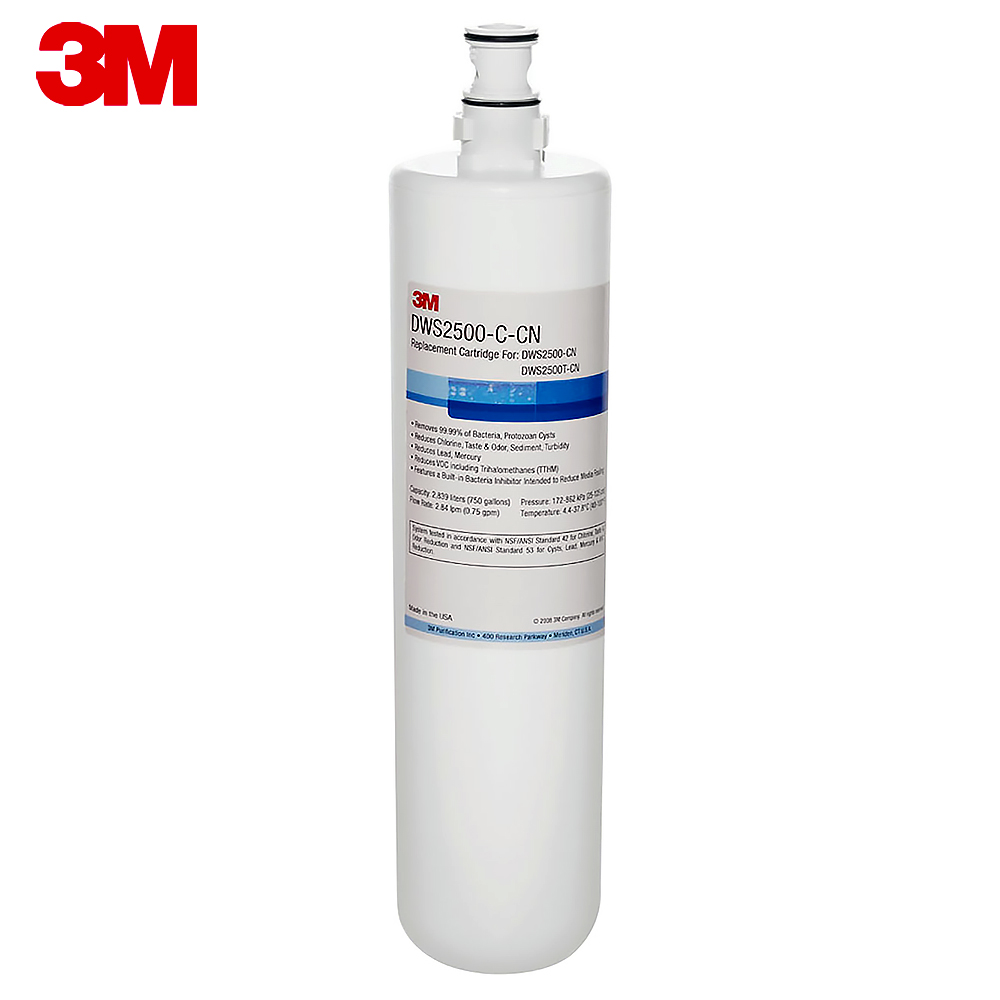 3M DWS2500 智慧型淨水系統替換濾芯 DWS2500-C-CN