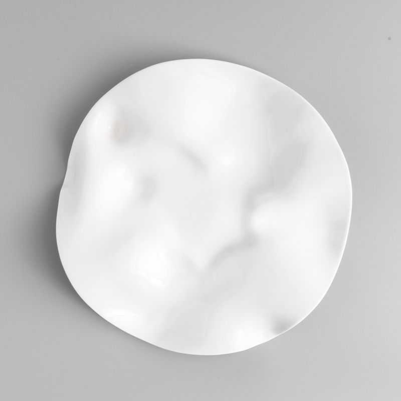 歐式 雪白山丘 30cm 陶瓷造型盤｜單品_0