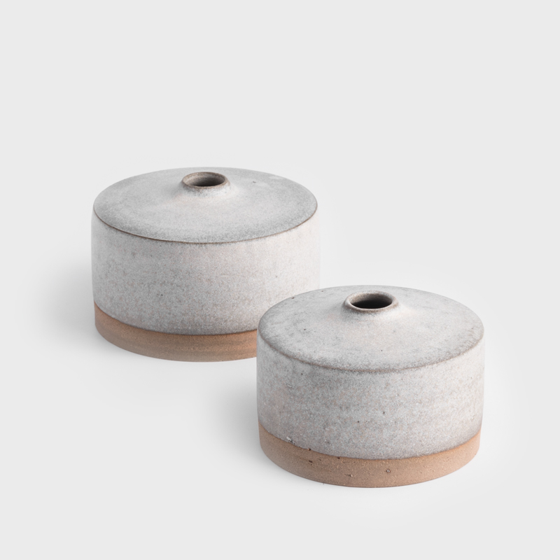 職人 手捻消光 拉坏精粹 10.5cm 圓柱束口花器｜單品_3