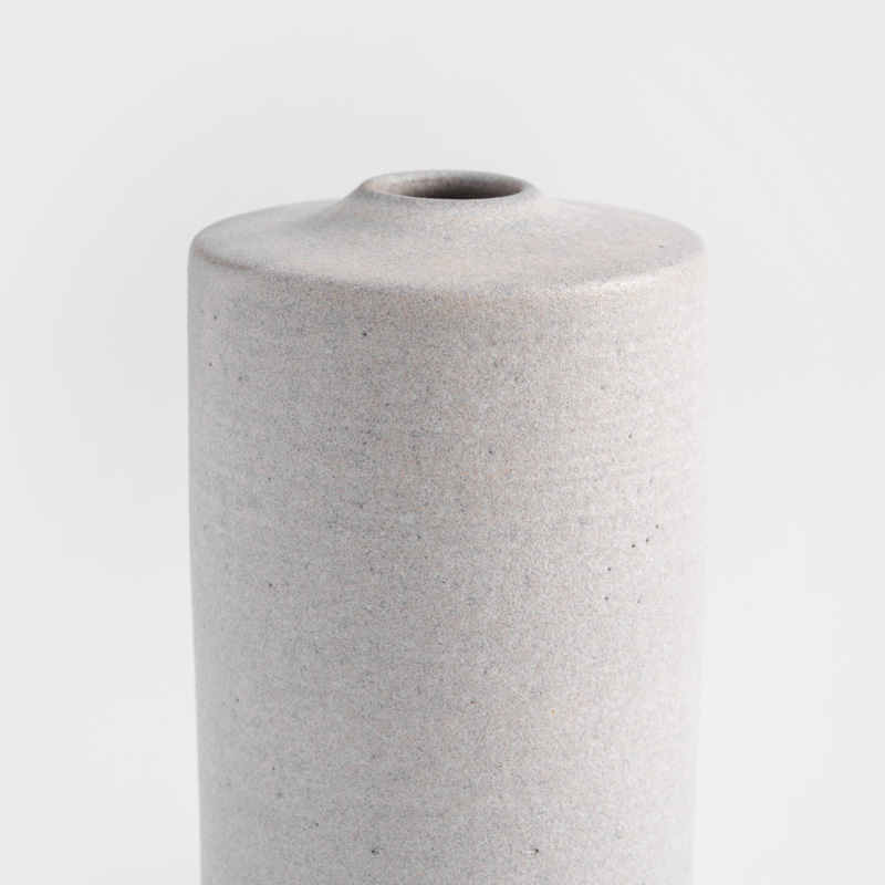 職人 手捻消光 拉坏精粹 14cm 圓柱束口花器｜單品_3