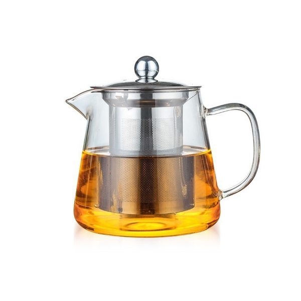 高硼矽玻璃耐高溫泡茶壺 750ml 附4個茶杯 防爆煮茶壺 茶水壺 沖茶器 沖泡壺 泡茶杯【ZC0402】《約翰家庭百貨_1