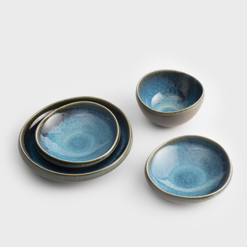 AZURE 21cm Ceramic Deep Plate_3