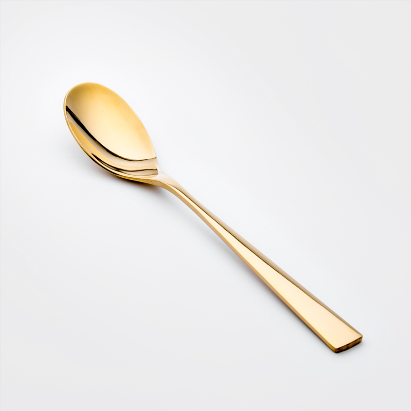 歐式 金陵典雅 21.5cm 不銹鋼主餐匙│亮金_0