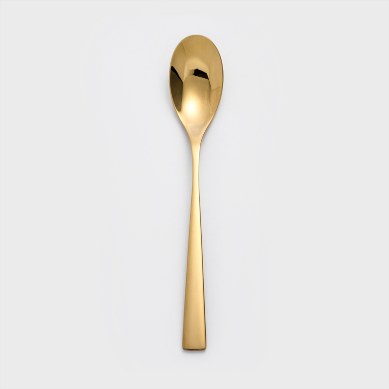 歐式 金陵典雅 21.5cm 不銹鋼主餐匙│亮金_1