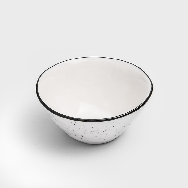 日式 墨灑釉燒 12cm 陶瓷圓碗 │單品_1