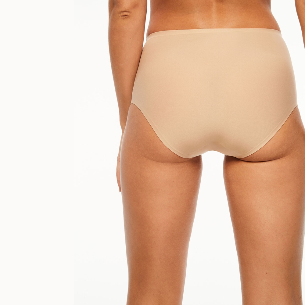 【Chantelle Lab】透氣涼感無痕高腰內褲>膚色(26470_0WU)【Soft Stretch】_1