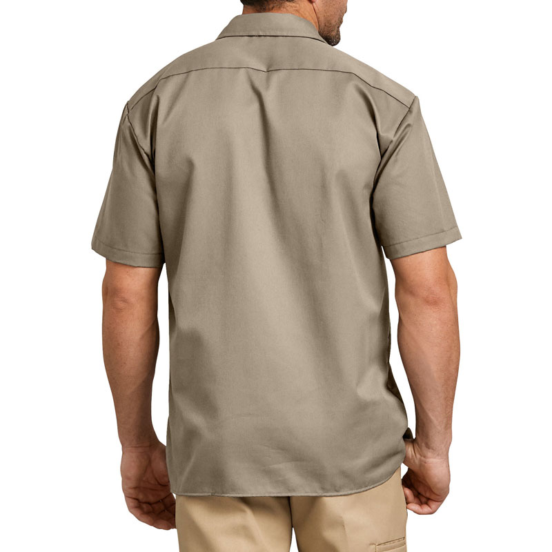 【DICKIES】美線 1574 DS Short Work Shirt 短袖 工作襯衫 (DS 沙色)_1