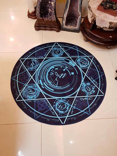 星際揚升魔法陣地墊（魔法陣掛毯聖壇布桌布桌巾地毯沙灘巾居家裝飾拍攝道具cosplay）_0