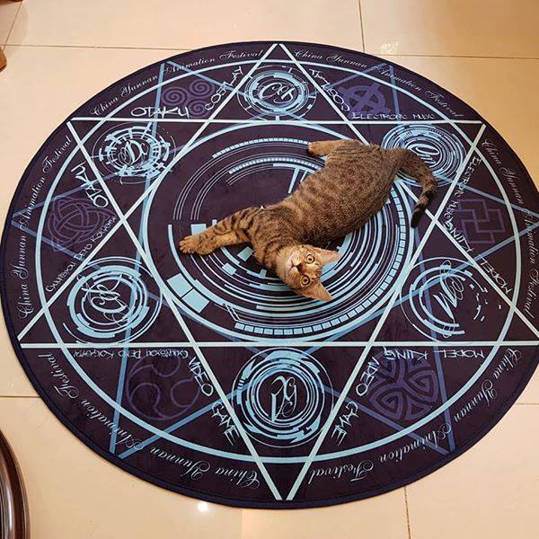 星際揚升魔法陣地墊（魔法陣掛毯聖壇布桌布桌巾地毯沙灘巾居家裝飾拍攝道具cosplay）_3