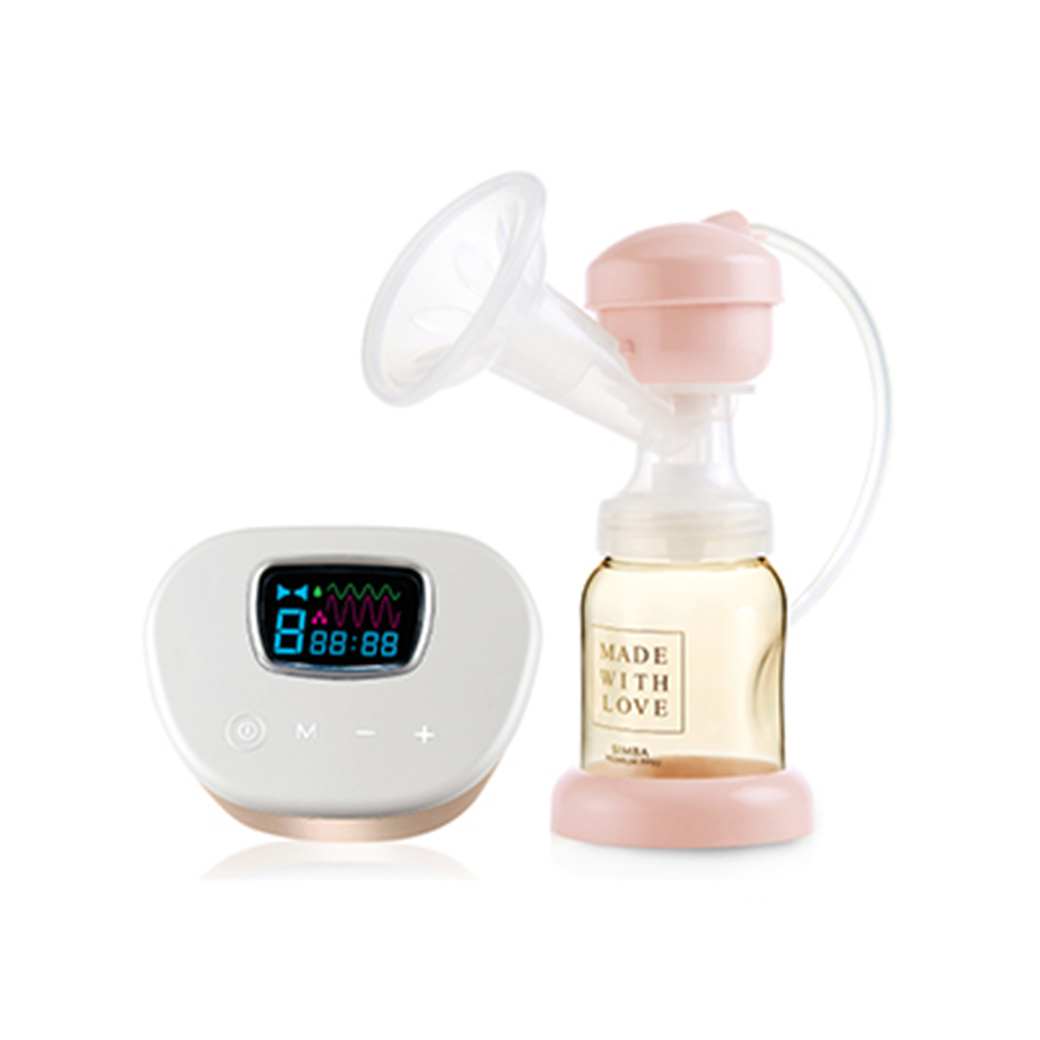 【買再送！手動吸乳器配件五件組】小獅王辛巴 iFeed極美機超靜音電動吸乳器(寬口徑)_1