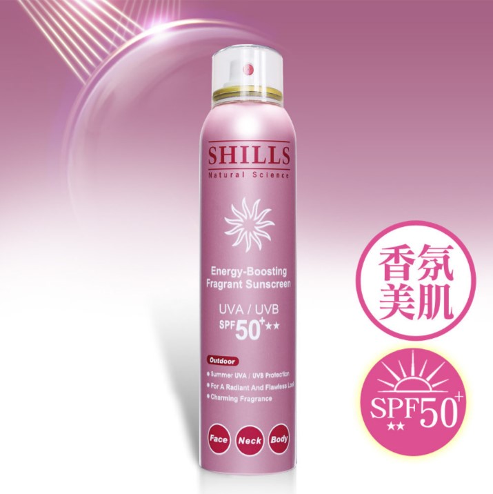 【APP獨賣💥送官網獨家禮】SHILLS很耐曬超清爽美白防曬噴霧*6(任選)+送很耐曬超清爽美白凍感爽身防曬乳*1+草本精油柔霧素顏霜*1(共8入)-小明星大跟班推薦_5