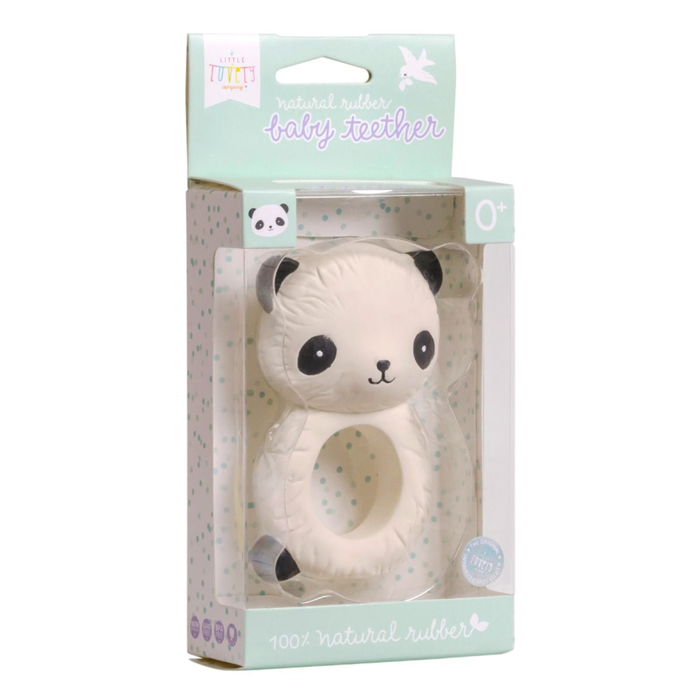 【絕版出清】荷蘭A little lovely company療癒酷黑熊貓橡膠固齒器_3