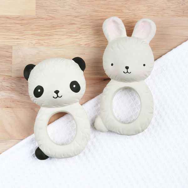 【絕版出清】荷蘭A little lovely company療癒酷黑熊貓橡膠固齒器_4