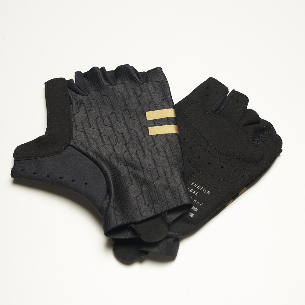 Trends Mitts 型格半指手套（黑金）_1