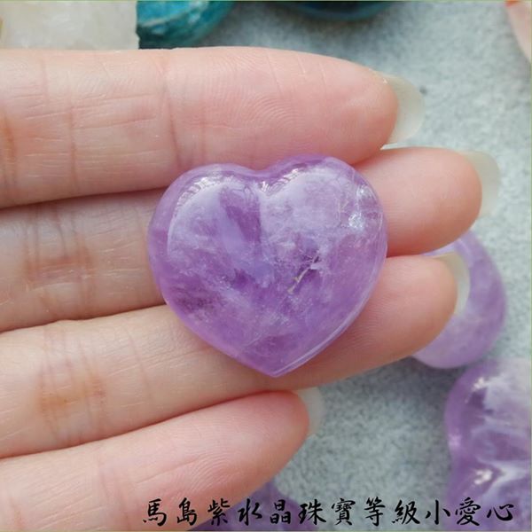 馬島紫水晶珠寶等級小愛心 ~對應眉心輪及頂輪，刺激腦部、激發創意、增加信心_2