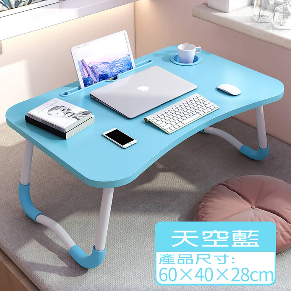 STYLE 格調｜攜帶式床上電腦桌-升級杯架款(5色可選）【DE-003】_1