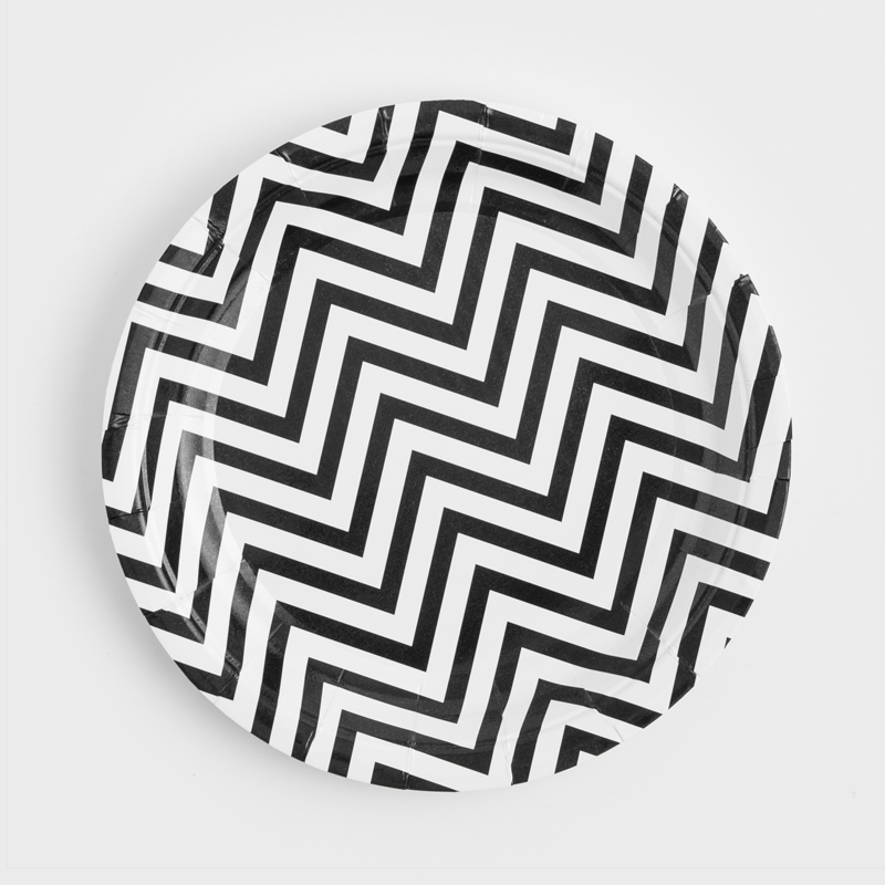 Party 18cm Paper Plate | Zigzag | 8-piece Set_0