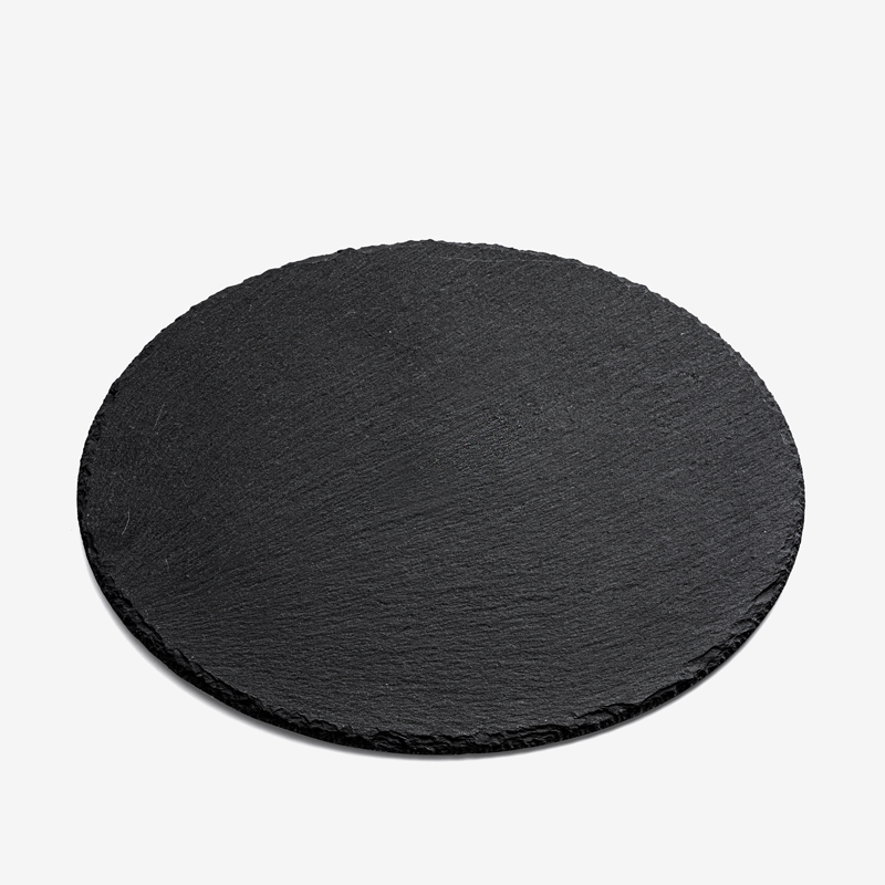 日式 自然風尚 30cm 板岩餐盤｜圓｜單品_2