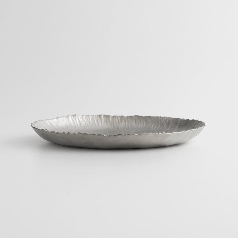 職人 錘目工藝14cm 錫器淺盤｜絲線｜單品_3
