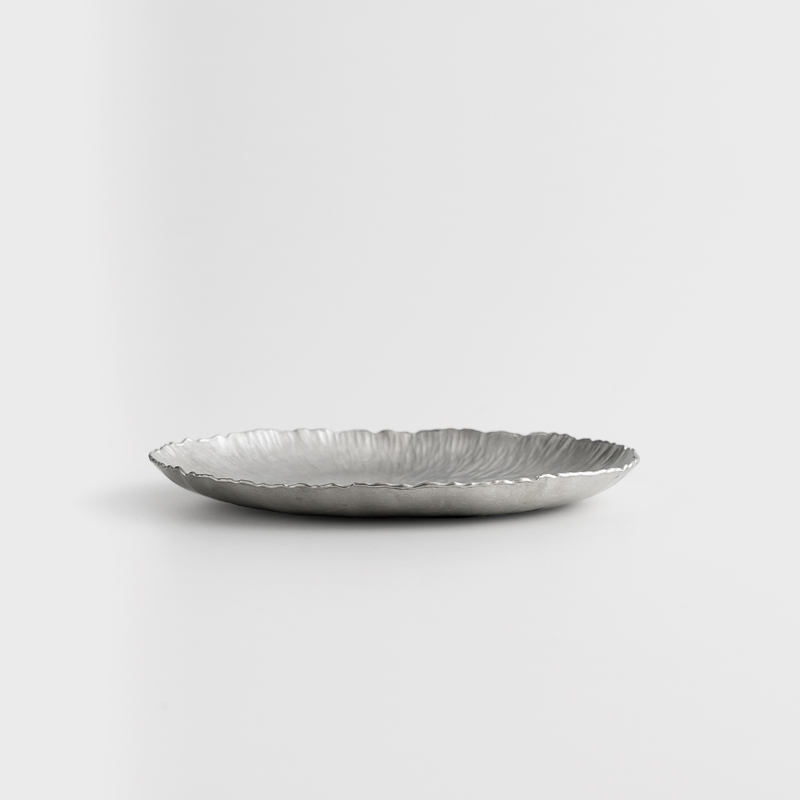 職人 錘目工藝12cm 錫器淺盤｜絲線｜單品_2
