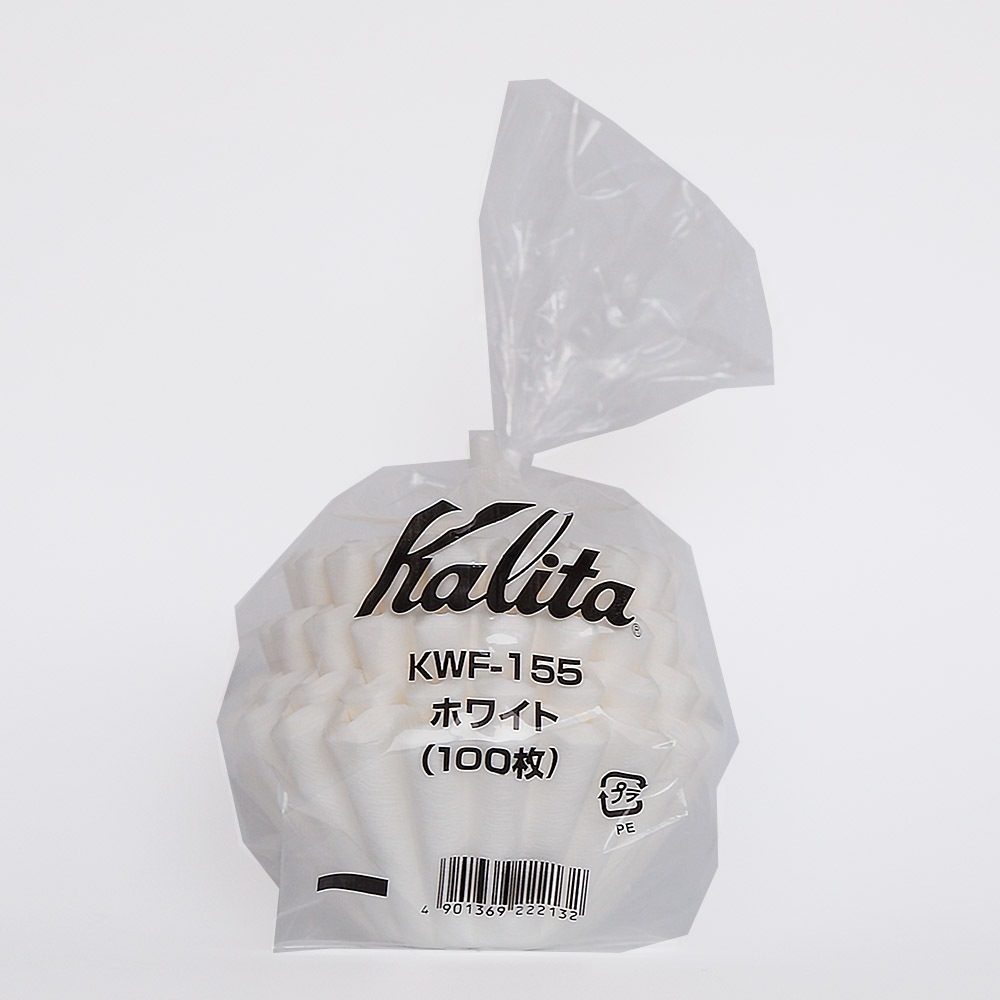 Kalita 155/185蛋糕濾紙（100枚/袋裝）有分尺寸_0
