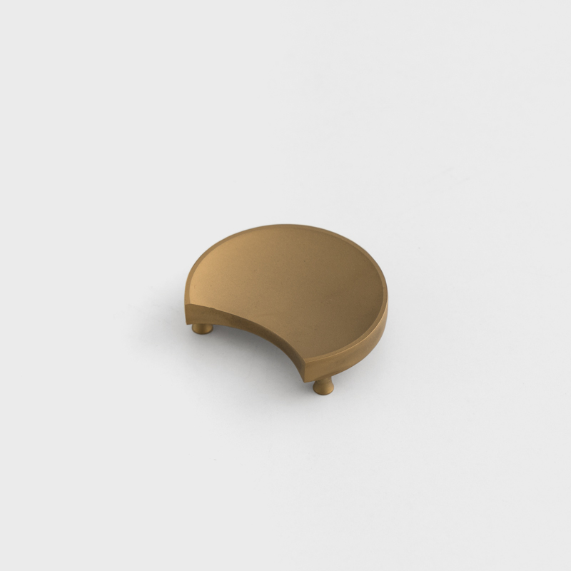 歐式 漸盈凹月 3.5cm 金屬筷架│金│單品_4