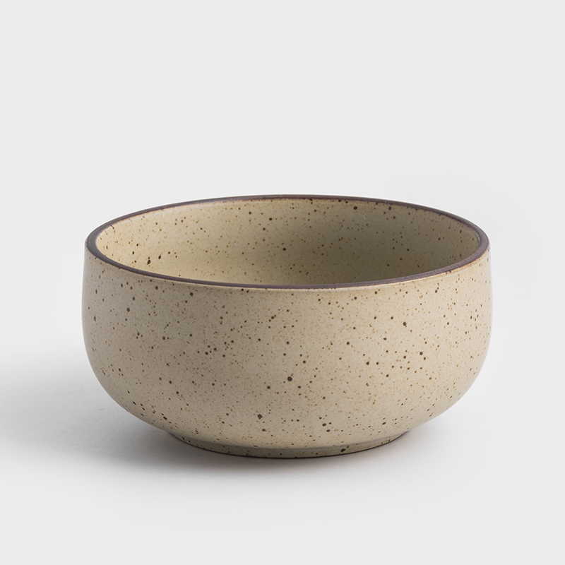 Silent Forest 10cm Wood Fired Ceramic Saucer | Beige_1